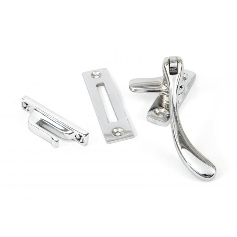 From the Anvil Peardrop Fastener - Polished Chrome